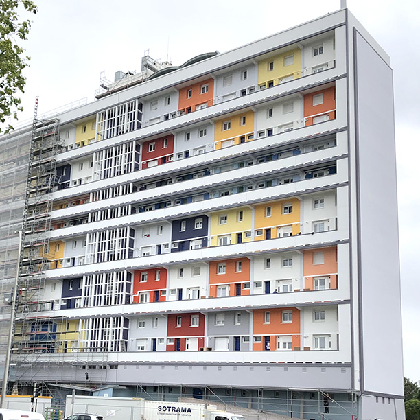 Lorient, immeuble Les Echasses